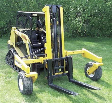 skid steer forklift mast attachment|skid steer pallet fork extensions.